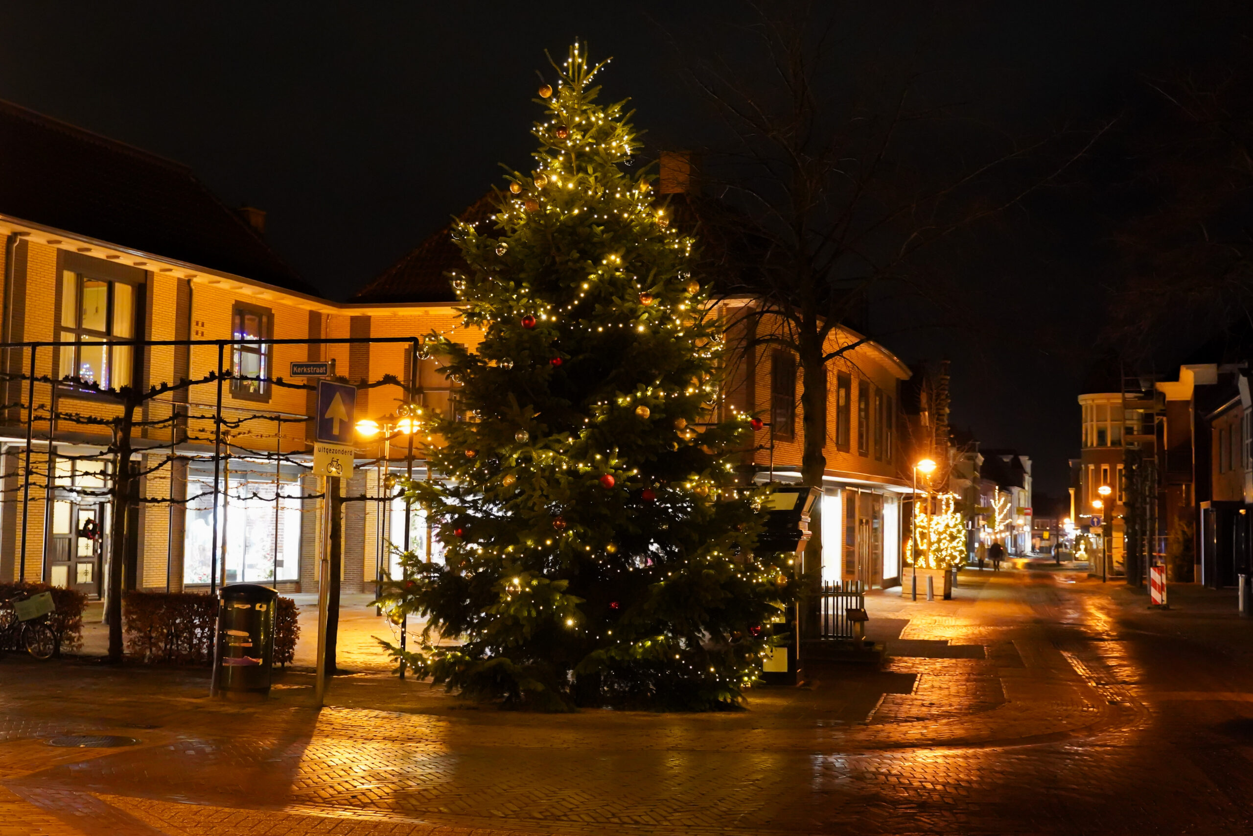 Kerst, Putten, 2024, winkelcentrum